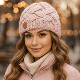 Cappello invernale da donna Elena - caldo - lavorato a maglia