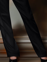 Pantaloni Classici Neri in Twill per Outfit Quotidiani