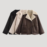 Cappotto Invernale con Collo in Shearling