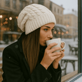 Cappello Invernale Donna - Maglia Spessa - Casual