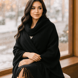 Frieda - Sciarpa Cashmere Quadri - Elegante - Morbida