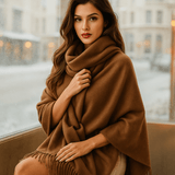 Frieda - Sciarpa Cashmere Quadri - Elegante - Morbida