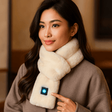 HeatCozy - Sciarpa Riscaldata - Pelliccia Sintetica - Elegante